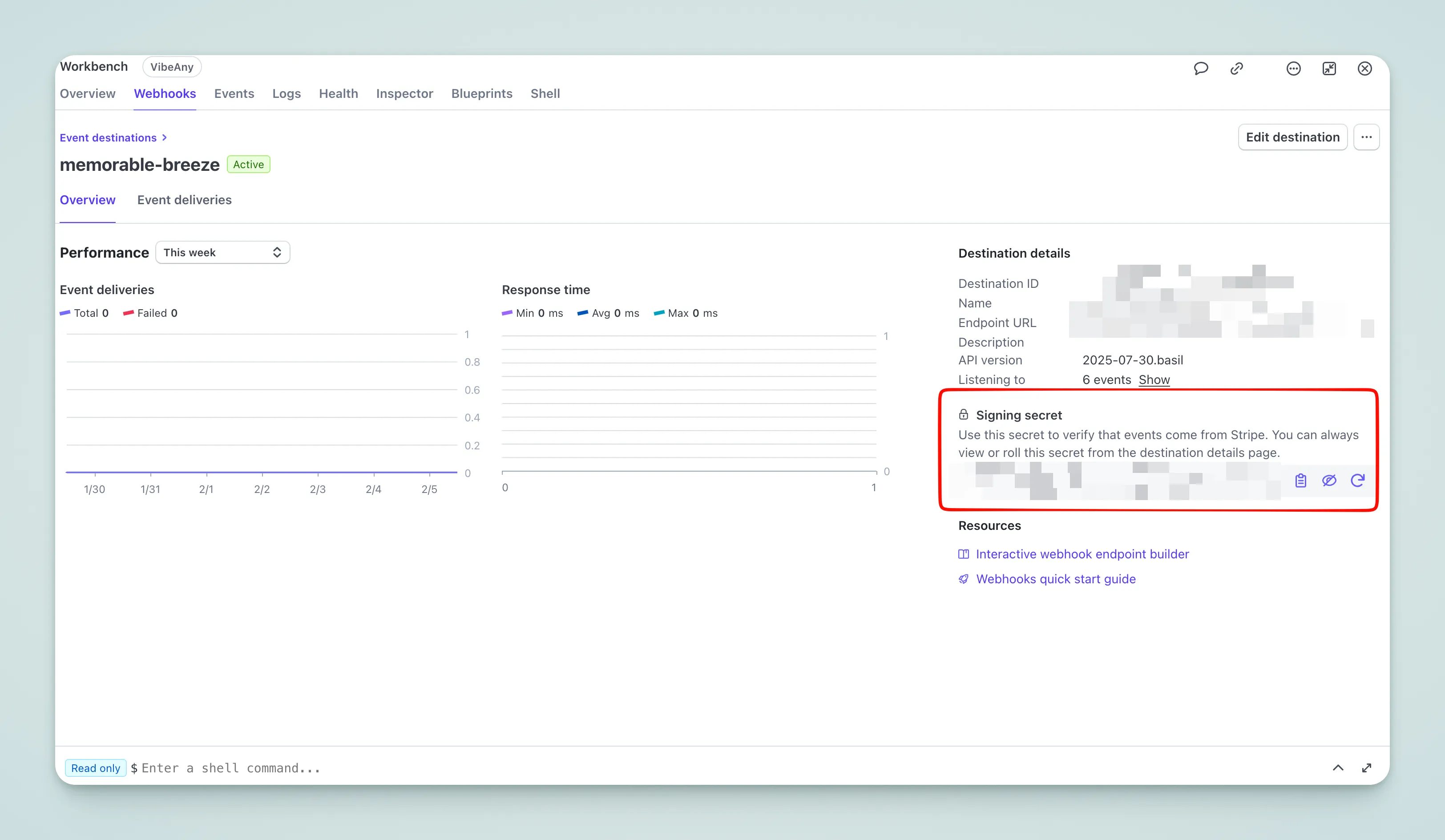 Stripe Webhook Secret