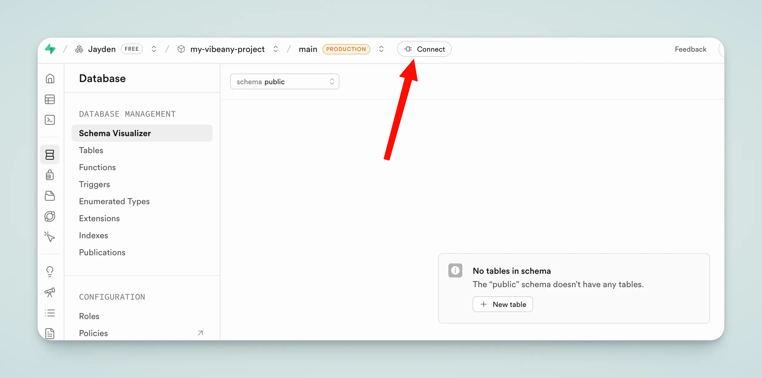 Supabase Project Link