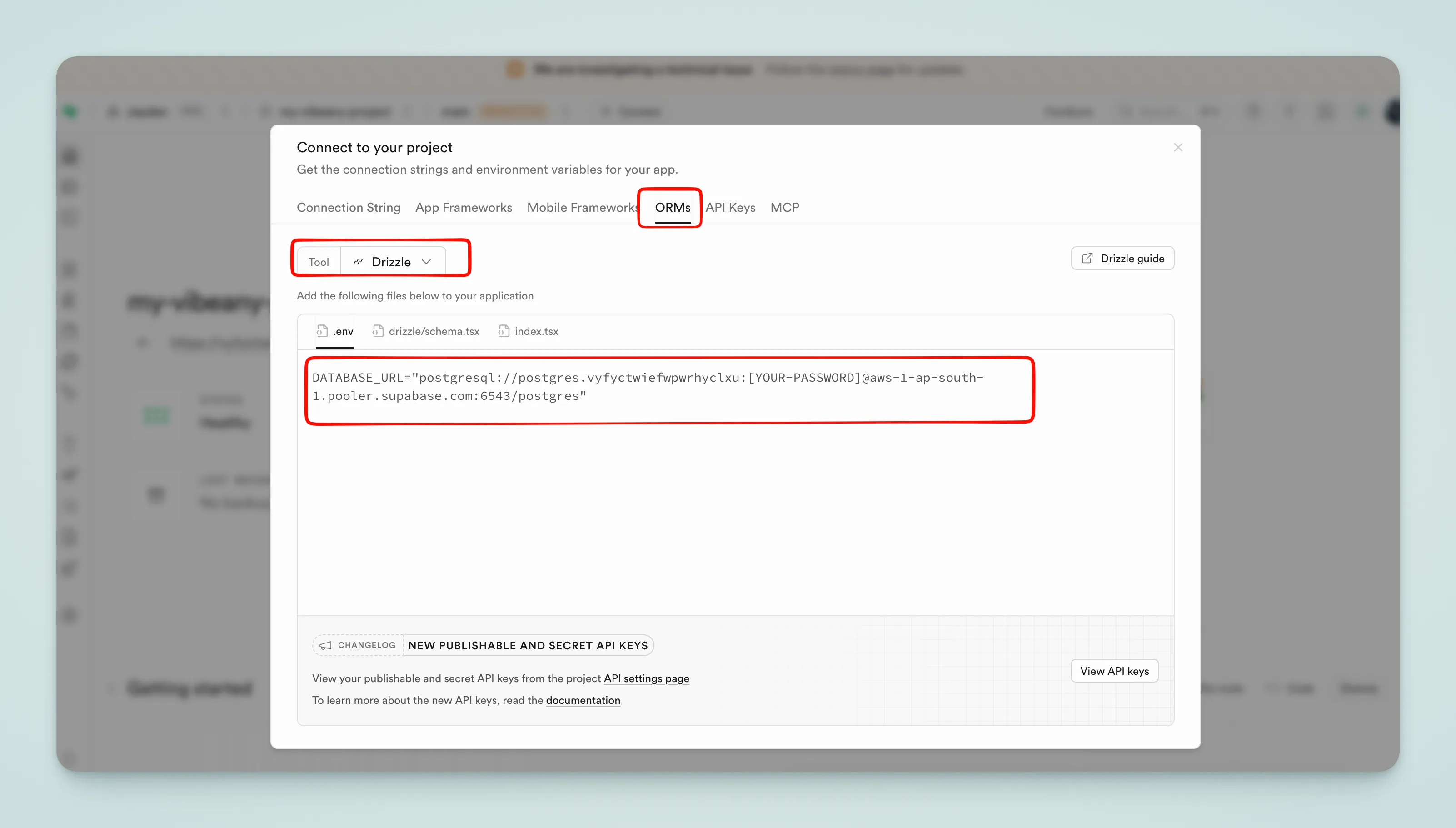 Supabase Project Link